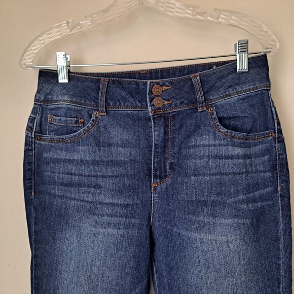 Blueink Juniors Skinny High Waist Jeans Size 9 Dark Blue Color - Picture 4 of 8